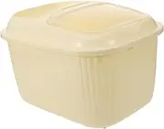 Holibanna Rice Storage Container with Clear Airtight Food Storage for Grains Cereal and Beans Capacity Kitchen Organizer Sealed and Transparent Design