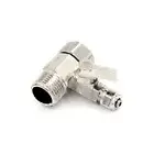 Feed Water Filter Purifier Adapter 1/2'' to 1/4'' Ball Valve Faucet Tap *PE