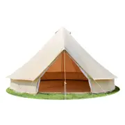 MIUZ 5M 4-Season Bell Tent Waterproof Canvas Glamping Yurt Teepee Tents