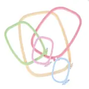 5 Size Plastic DIY Embroidery Hoops Square Shape Cross Stitch Hoops Frame A=s=