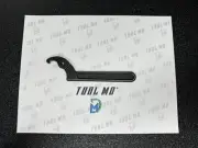 Blue-Point Tools USA NEW 3/4" to 2" Adjustable Hook Spanner Wrench AHS300B