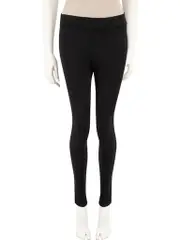 Black High Rise Stretch Leggings