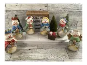 AGD Christmas Decor - Peace on Earth Goodwill Snowmen Nativity SLED Set