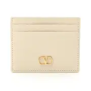 Valentino Garavani V Logo Signature Card Case Accessories Leather Women'S