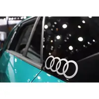 在飛比找蝦皮購物優惠-奧迪 AUDI LOGO 車身貼 潮貼 改裝 汽車 機車 反