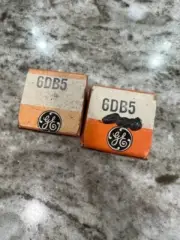 GE General Electric Electronic Tubes 6DB5 Set Of 2 NOS
