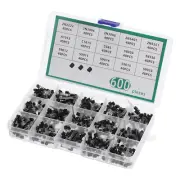 600pcs PNP NPN Power Transistor Kit 15 Types 3 Pin Electronic Component