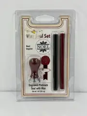 NEW! Time & Again Wax Seal Set CHRISTMAS "NOEL" Stamp and Wax