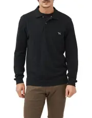 [Rodd & Gunn] Long Sleeve Gunn Sports Fit Polo in Onyx