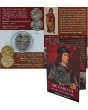 Richard III Silver Coloured Groat Reproduction Coin Pack Lovely Quality 2.5cm