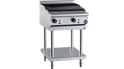 B+S Black Char Broiler 600mm Natural Gas