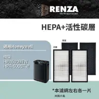 在飛比找PChome24h購物優惠-RENZA濾網 2入 適用Honeywell HPA-600