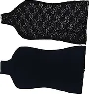 2Pcs Female Mannequin Cover Decorative Dress Form Fabric Covers Lace Cotton Material Renew Your Display Mannequin for Fashion Show Retail Store