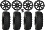 High Lifter HL10 14" Wheels Black 28" ATX470 Tires Polaris Ranger XP 9/1K