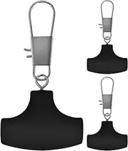 Fishing Barrel Swivels | 3X Barrel Swivels with Snaps - Stainless Steel Equipment, Heavy Duty Spinner Hooks Connector for Men Him