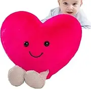Heart Pillow Cushion, Red Heart Stuffed Plush Pillow, Valentines Day Cute Soft Plush Heart Pillow, Cuddly And Decorative Pillow, For Boyfriend Girlfriend, Wedding Home Decoration
