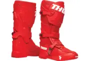 New Thor Radial MX Race Boots, Red, Size 11, 3410-2740