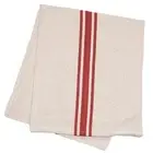 New Farmhouse Primitive Vintage Red STRIPED GRAIN SACK Table Runner 32"