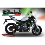Silencer Complete GPR Furore Evo4 Nero for Kawasaki 650 Z650 2023-2024
