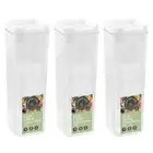 3x Lemon & Lime 30cm/1.9L Flip Lock Container Food Storer Storage Square w/ Lid