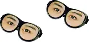 GLEAVI 2pcs Funny Eyeshade Funny Blindfolds Night Sleep Mask Sleep Eye Mask Sleeping Eye Shade Funny Eye Masks for Sleeping Funny Sleeping Mask Sleeping Helper Real Person Travel Airplane