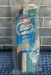 1 Clorox Roller Mop Refill Sponge With Anti-Microbial Protection Blue NEW