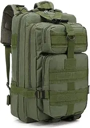 NuCamper Military Tactical Backpack Large army 3 Day Assault Pack Molle Bugout Bag Rucksack for Hiking Treeking Travel