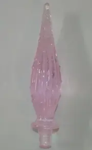 Resin Replica Genie Bottle Stopper Pink Wax Drip