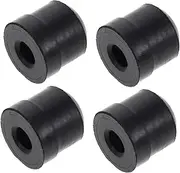 INOOMP 4pcs Slide End Tip: Trombone Rubber Bumper Parts Ensures Pure Sound and Use for Practice and Performance Black
