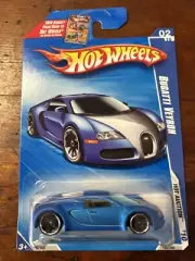 2009 Hot Wheels Hot Auction '10 Bugatti Veyron Blue
