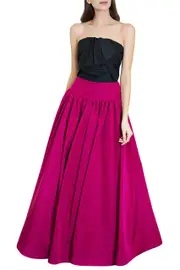[CHRISTIAN SIRIANO] BI-COLOR BALL GOWN US 4 PINK