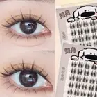 Wispy Adhesive False Eyelashes DIY Glue Free Fake Lashes Girls