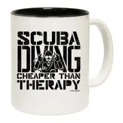 Scuba Diving Cheaper Than Therapy Scuba Diving Open Water Mug Cup