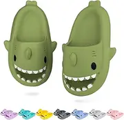 [LAKIGE] Kids Shark Cloud Slides | Toddler Boys Girls Shower Slippers | Cartoon Fish Flip Flops | Beach Pool Home Sandals | Quick Dry Non-Slip