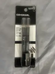 4 Covergirl Easy Brezy Brow Fill+ Define Water Resistant Pencil, 505 Rich Brown