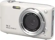 YUEHISY Digital Camera, HD 4K 58MP 16x Zoom Compact Camera for Travel Vlog
