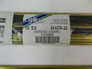 284CR-22 FLO-PAC, 10 PCS. Brass 22" Channel & Rubber Squeegee 36284CR2200