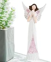Generisch Angel Statue, Angel Figurines, Angel Resin Sculpture Desktop Decoration, Angel Statue, Home Decor, Accents, Figurines for Bookcase, Bedroom, Living Room, Table and Shelf Decoration