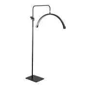Luna Floor Lamp Half Moon Manicure Nail Table LED Light, Black
