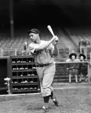 Myron W McCormick of the Cincinnati Reds in 1940 Baseball Old Photo