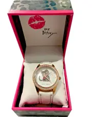Betsey Johnson Black Cat Watch Swing Head MSRP $85 New in Box with Tags