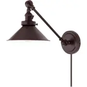 JVI Designs 1255-08-M3 Soho Swing Arm or Wall Lamp Oil Rubbed Bronze