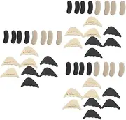 LALAFINA 12 Pairs Insoles for Cleats Non Slip Shoe Pads Cushioned Shoe Inserts Shoe Heel Protection Shoe Inserts for Women Heels High Heel Pads Shoe Heel Protector Back Heel Pad For Shoes