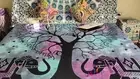 Tie Dye Elephant tapestry Queen Bohemian Bedspread Hippie Boho Hippy Sofa Throw