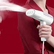 [EVURU] Handheld Steamer for Clothes, Horizontal Portable Steamer for Clothes-Travel Size Handheld Garment Steamer 900W, 25s Fast Heat Up, 100mLPortable Mini Fabric Steam Iron for Home and Travel, 120V