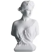 Bust Large Greek Goddess Statue, Young Venus Plaster Statue Lover Series Antique