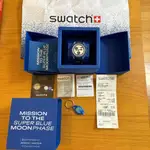 近全新 SWATCH 手錶 MISSION TO BLUE WHITE 日本直送 二手