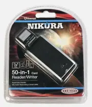 Nikura 50-in-1 Card Reader/Writer Rapid Data Transfer USB 2.0 Mac, PC Compatible