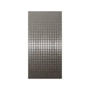 Walpix 1800 x 900 x 2.0mm Perforated Aluminium Decorative Screen Flat Profile Vision - Hamersley Brown