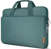15.6 inch Laptop Sleeve Bag Water-Resistant Carrying Case with Handle for Lenovo Yoga 720 IdeaPad S510 320 ThinkPad T570 E575/Dell XPS 15/HP Envy Pavilion/Asus/15.6" Notebooks,Green